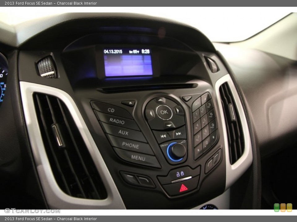 Charcoal Black Interior Controls for the 2013 Ford Focus SE Sedan #103033821