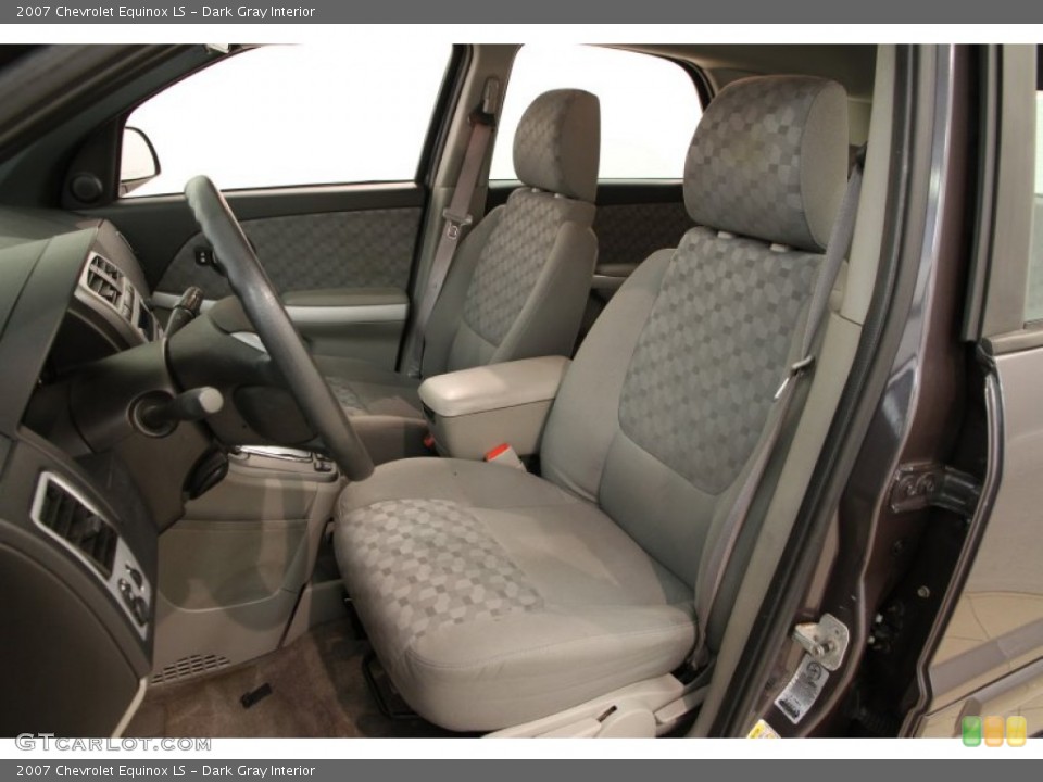 Dark Gray Interior Front Seat for the 2007 Chevrolet Equinox LS #103034025