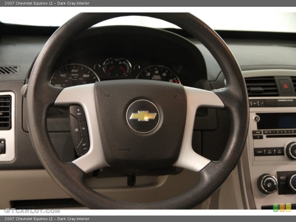 Dark Gray Interior Steering Wheel for the 2007 Chevrolet Equinox LS #103034049