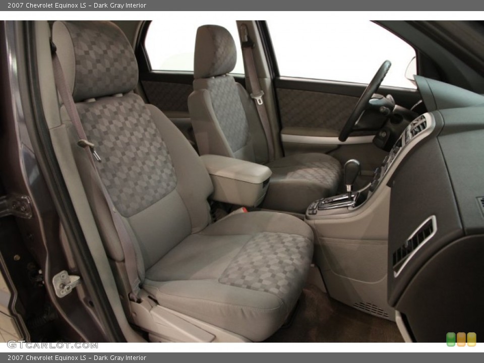 Dark Gray Interior Front Seat for the 2007 Chevrolet Equinox LS #103034127