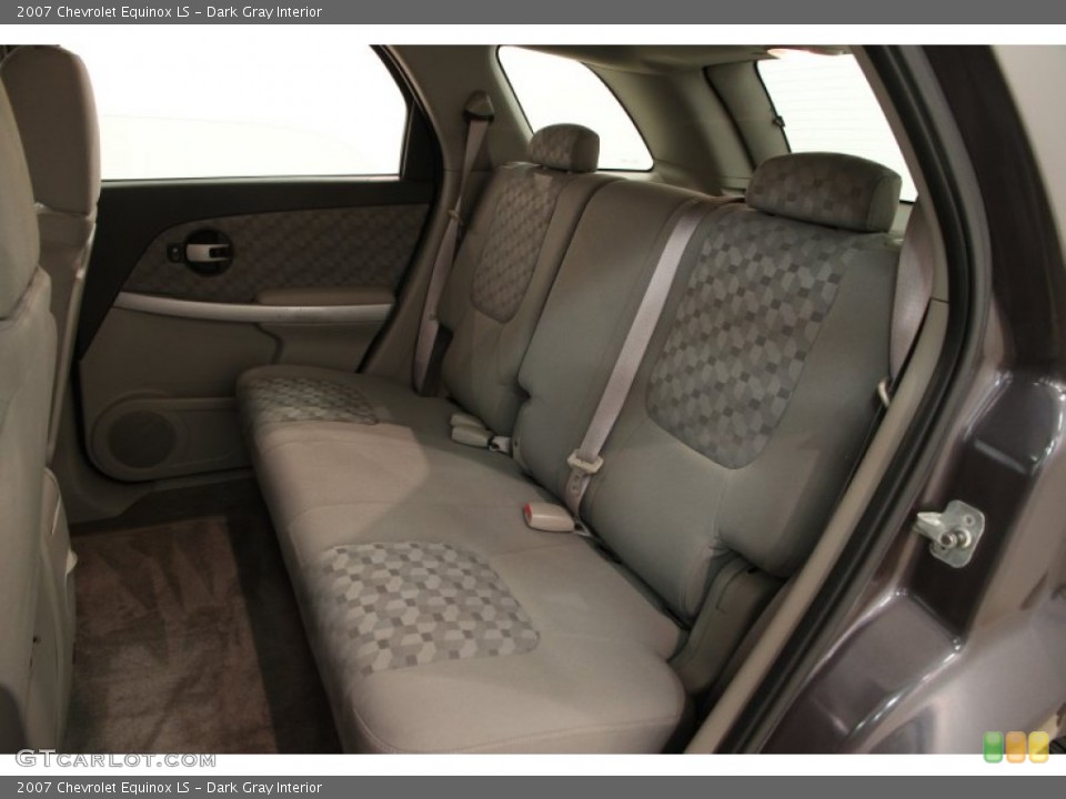 Dark Gray Interior Rear Seat for the 2007 Chevrolet Equinox LS #103034151