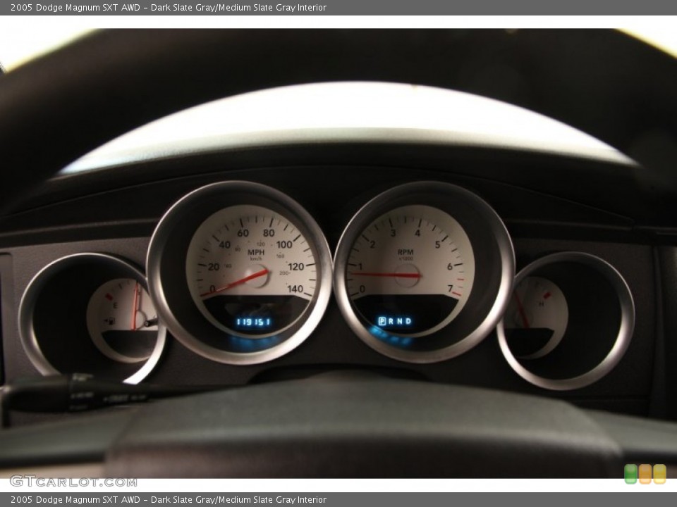 Dark Slate Gray/Medium Slate Gray Interior Gauges for the 2005 Dodge Magnum SXT AWD #103034361