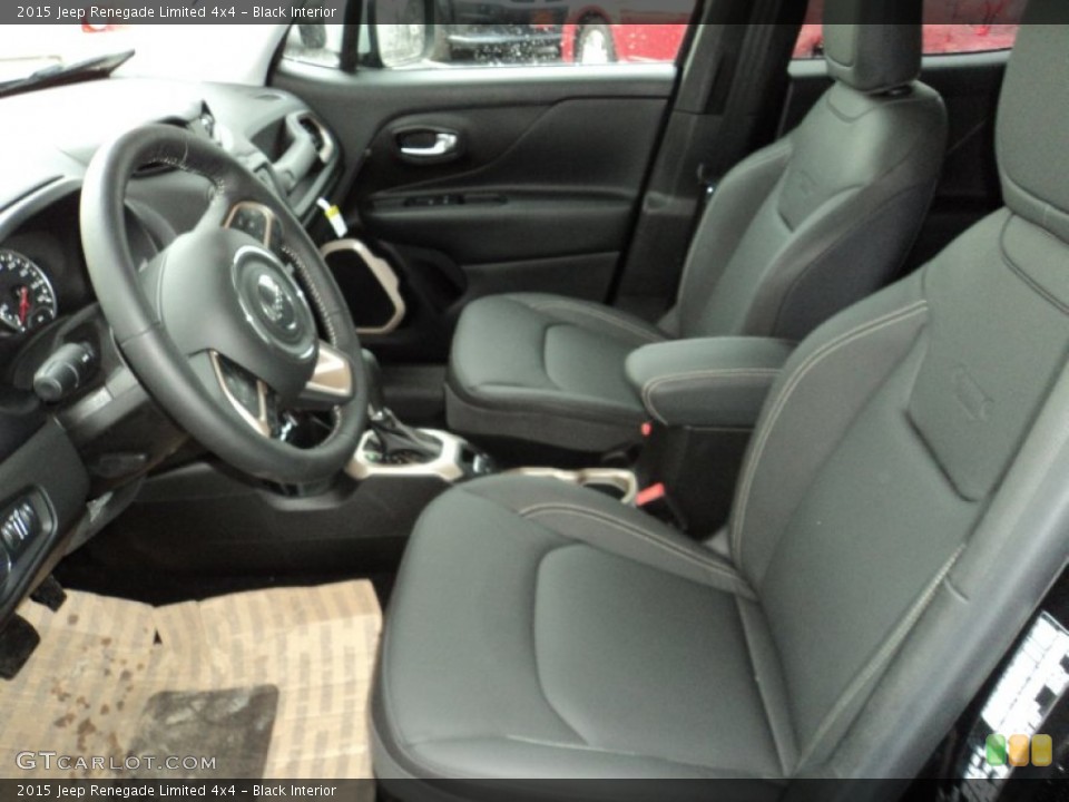 Black Interior Photo for the 2015 Jeep Renegade Limited 4x4 #103036350