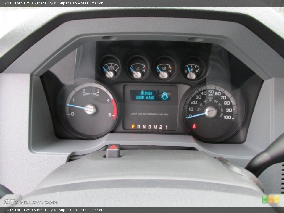 Steel Interior Gauges for the 2015 Ford F250 Super Duty XL Super Cab #103044843