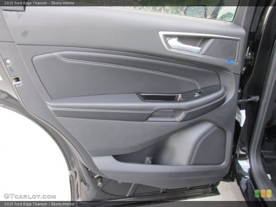 Ebony Interior Door Panel for the 2015 Ford Edge Titanium #103047009
