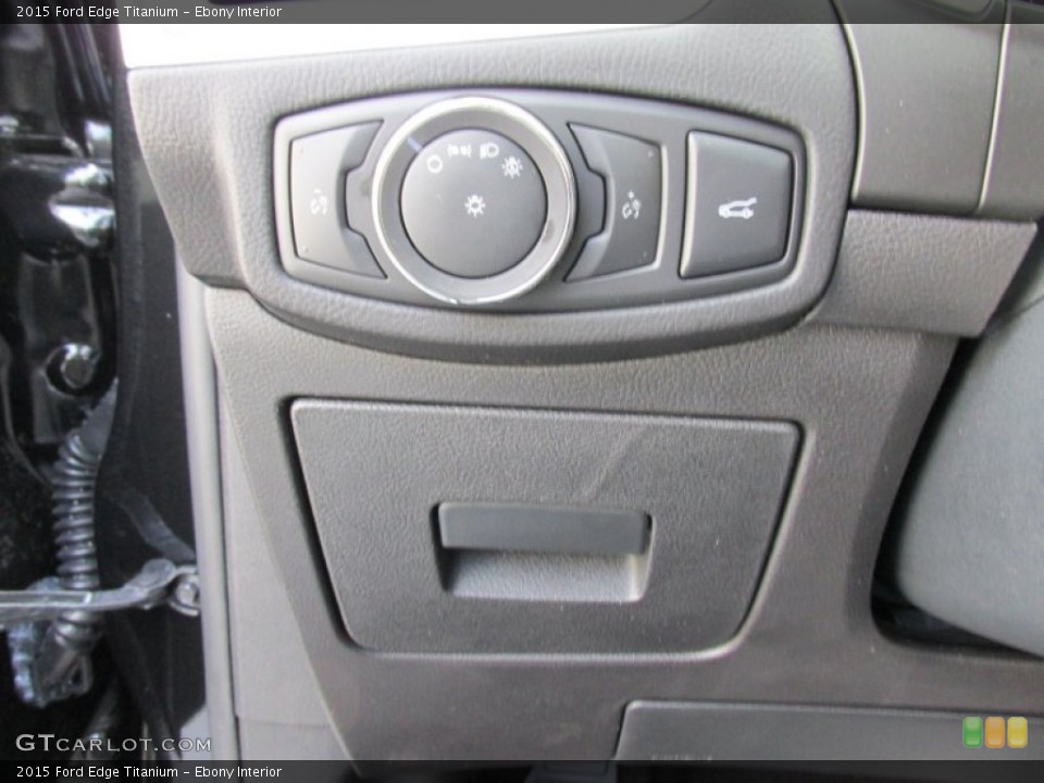 Ebony Interior Controls for the 2015 Ford Edge Titanium #103047204