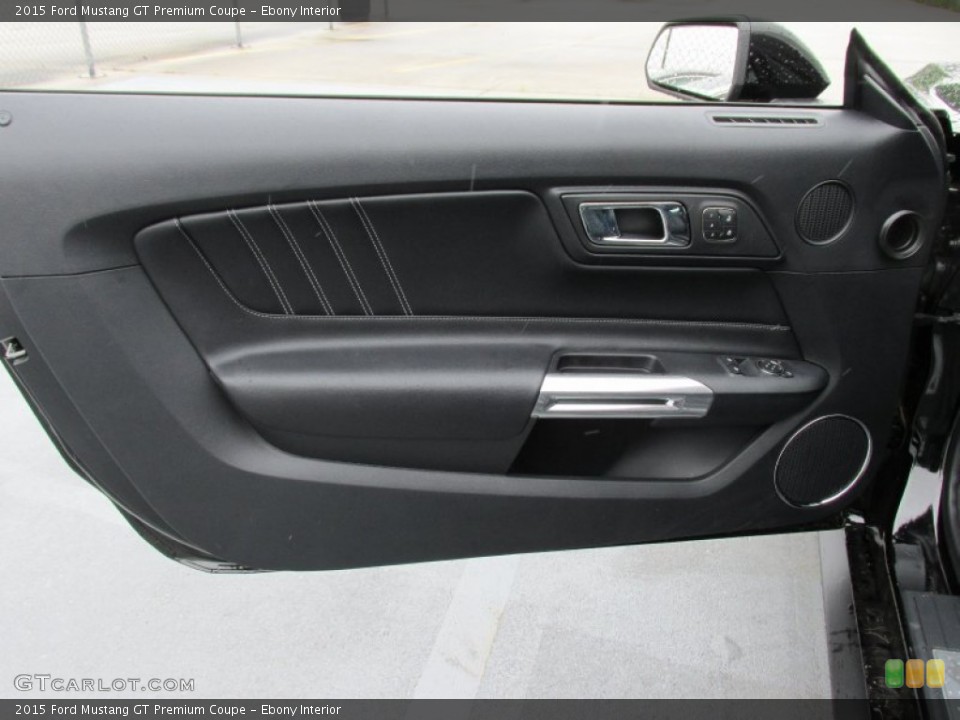 Ebony Interior Door Panel for the 2015 Ford Mustang GT Premium Coupe #103047447