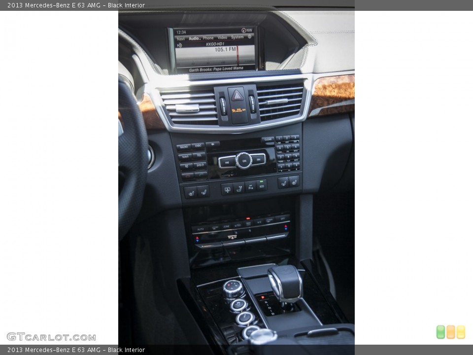Black Interior Controls for the 2013 Mercedes-Benz E 63 AMG #103052667