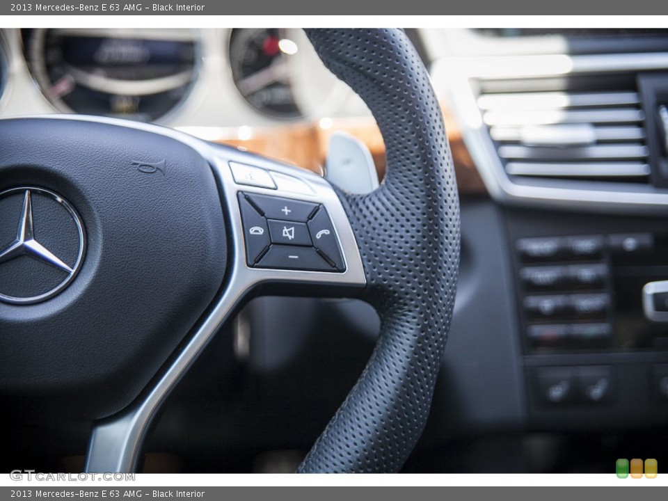 Black Interior Controls for the 2013 Mercedes-Benz E 63 AMG #103053054