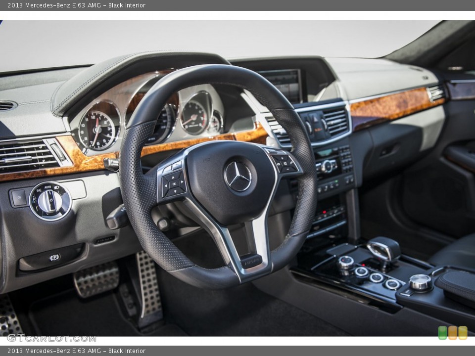 Black Interior Dashboard for the 2013 Mercedes-Benz E 63 AMG #103053126