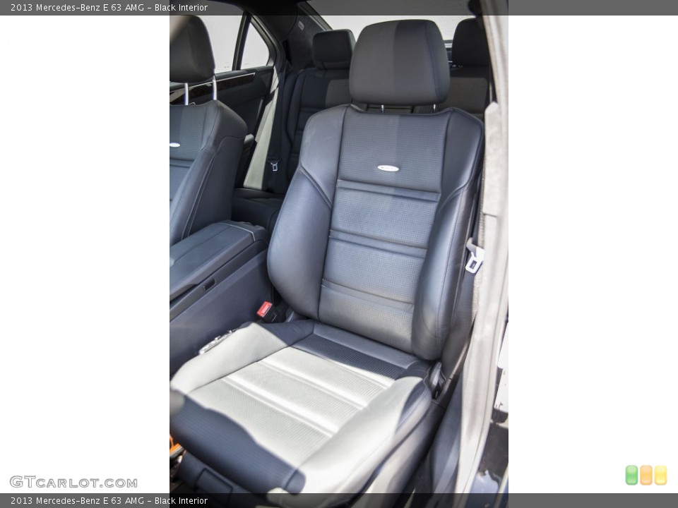 Black Interior Front Seat for the 2013 Mercedes-Benz E 63 AMG #103053225