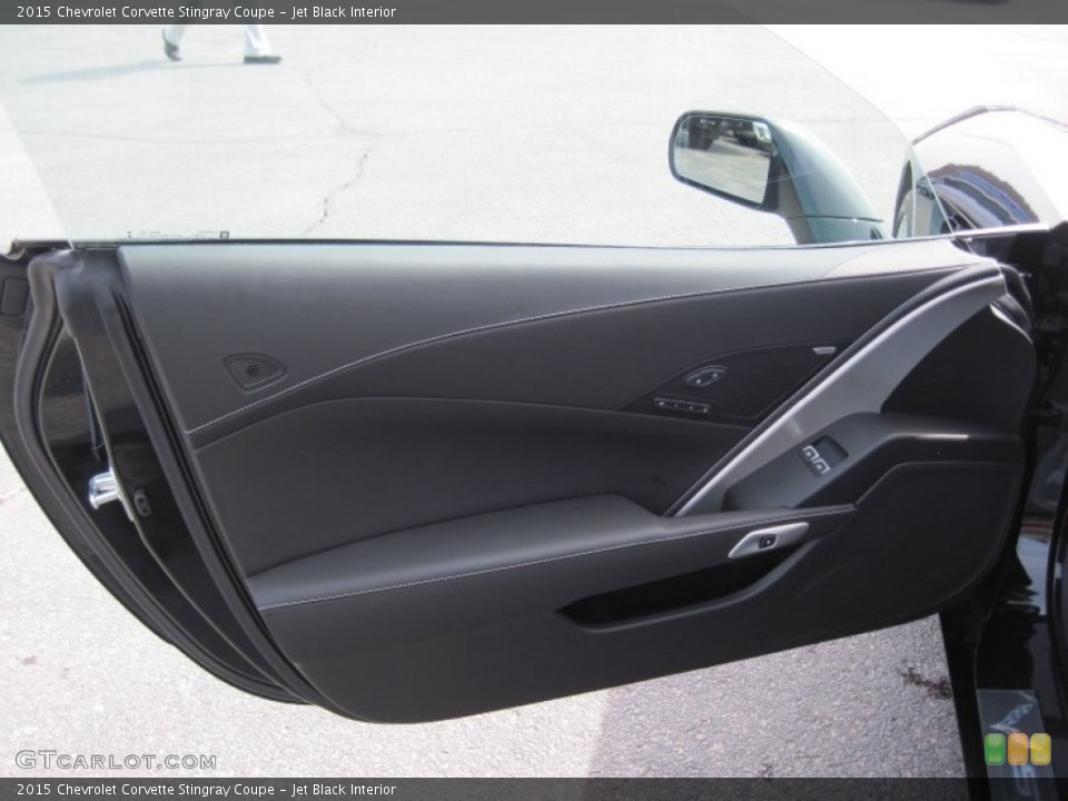 Jet Black Interior Door Panel for the 2015 Chevrolet Corvette Stingray Coupe #103055040