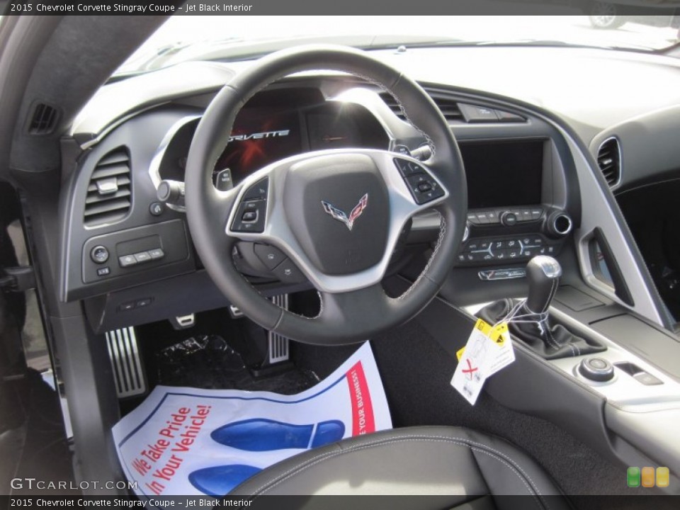 Jet Black Interior Prime Interior for the 2015 Chevrolet Corvette Stingray Coupe #103055094