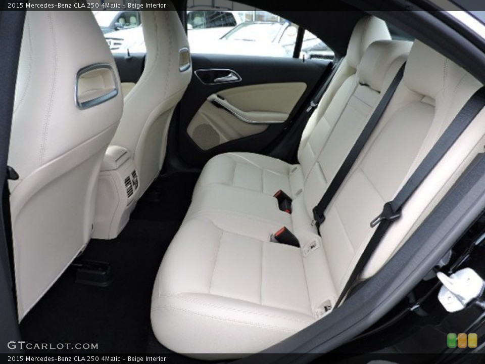 Beige Interior Rear Seat for the 2015 Mercedes-Benz CLA 250 4Matic #103055283