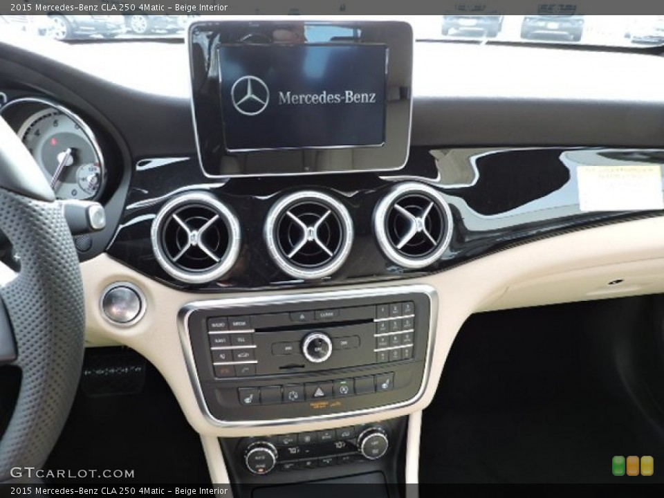 Beige Interior Controls for the 2015 Mercedes-Benz CLA 250 4Matic #103055411
