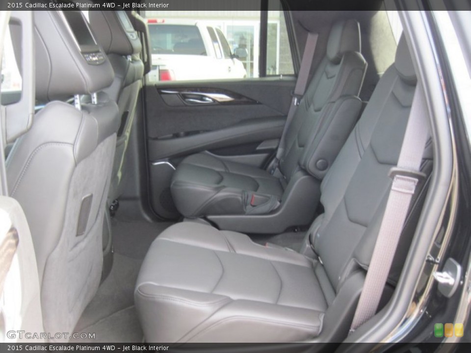 Jet Black Interior Rear Seat for the 2015 Cadillac Escalade Platinum 4WD #103055448