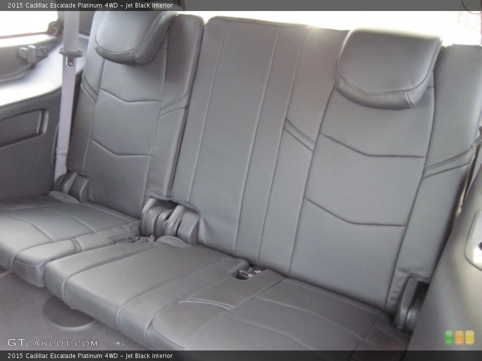Jet Black Interior Rear Seat for the 2015 Cadillac Escalade Platinum 4WD #103055562