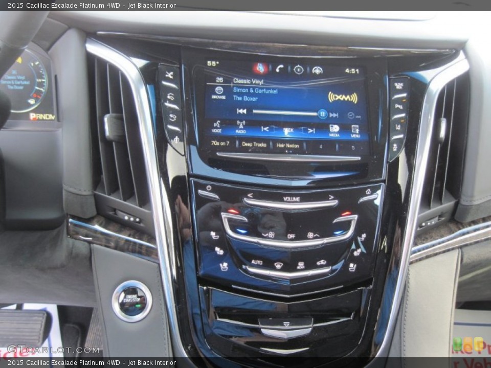 Jet Black Interior Controls for the 2015 Cadillac Escalade Platinum 4WD #103055658
