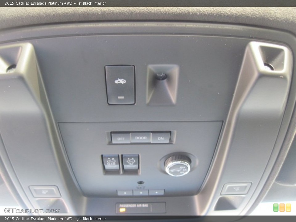 Jet Black Interior Controls for the 2015 Cadillac Escalade Platinum 4WD #103055709