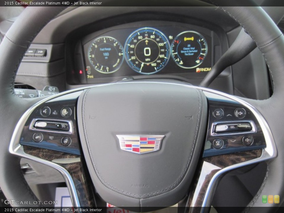 Jet Black Interior Controls for the 2015 Cadillac Escalade Platinum 4WD #103055751