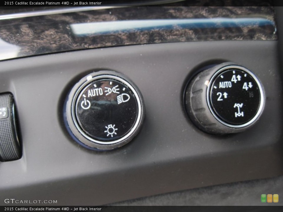 Jet Black Interior Controls for the 2015 Cadillac Escalade Platinum 4WD #103055772