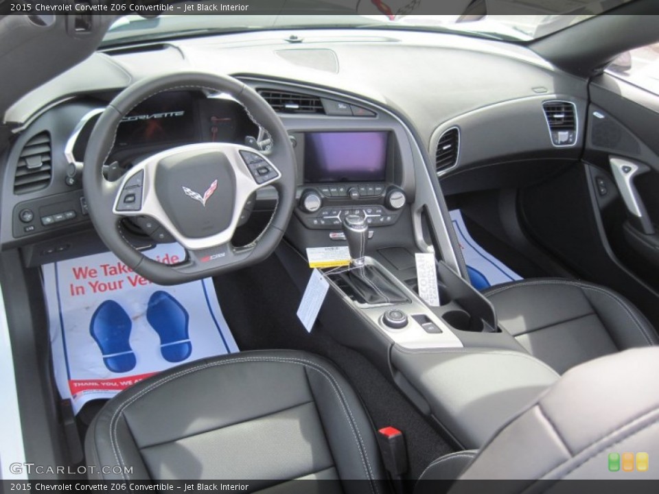 Jet Black Interior Prime Interior for the 2015 Chevrolet Corvette Z06 Convertible #103056846