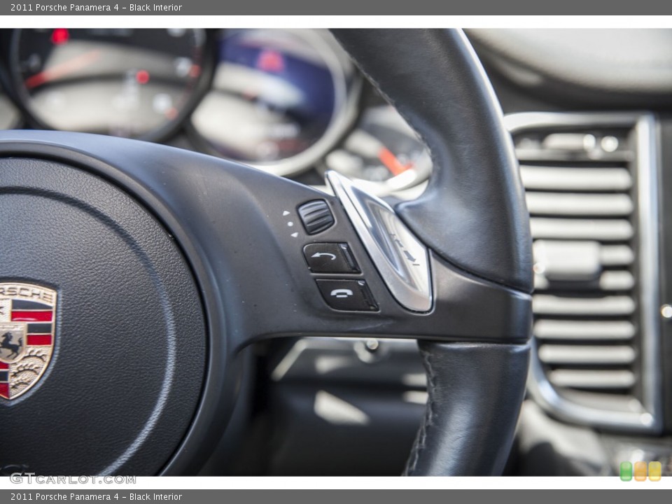 Black Interior Controls for the 2011 Porsche Panamera 4 #103057725