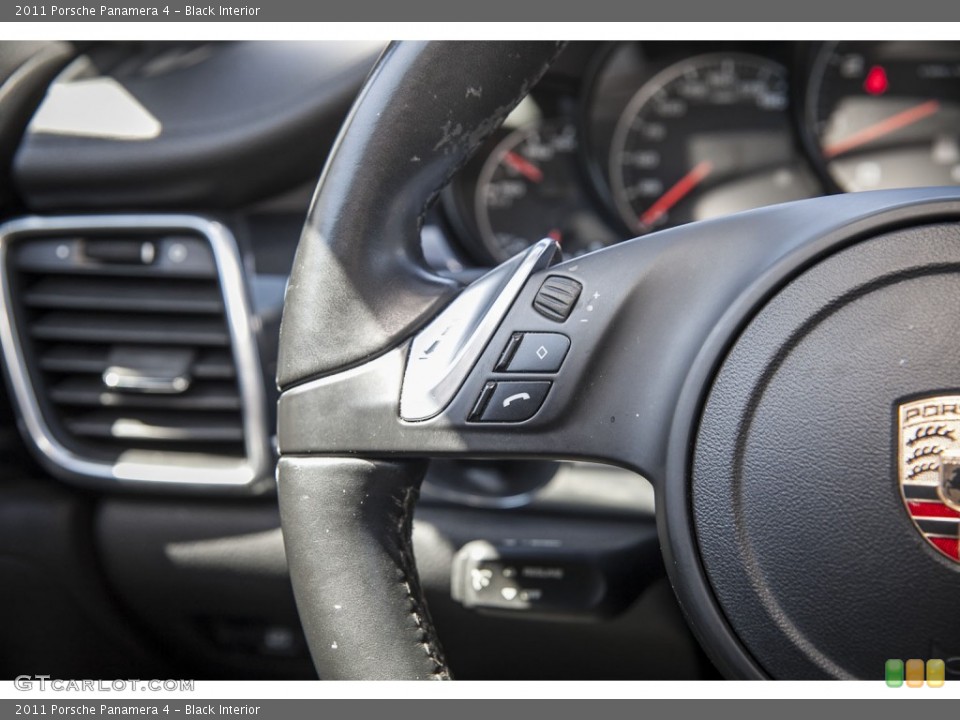 Black Interior Controls for the 2011 Porsche Panamera 4 #103057764