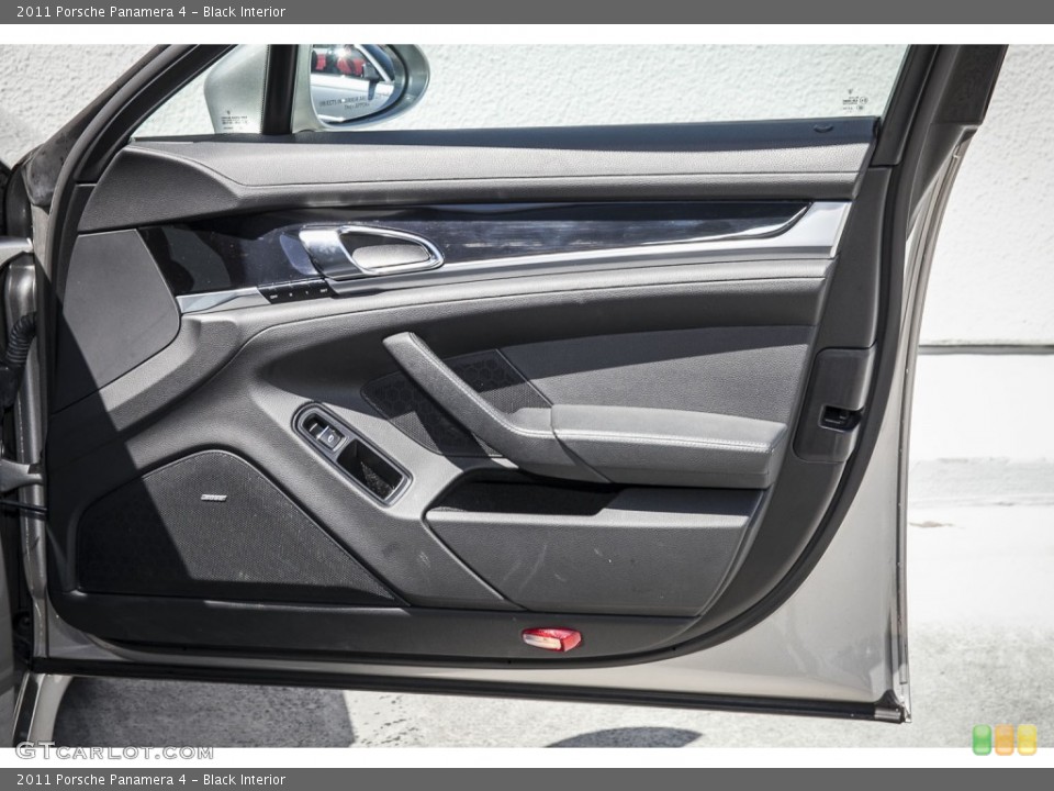 Black Interior Door Panel for the 2011 Porsche Panamera 4 #103057995