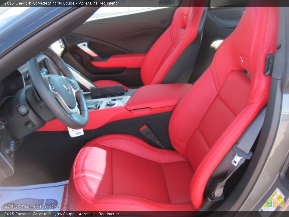 Adrenaline Red Interior Front Seat for the 2015 Chevrolet Corvette Stingray Coupe #103058790
