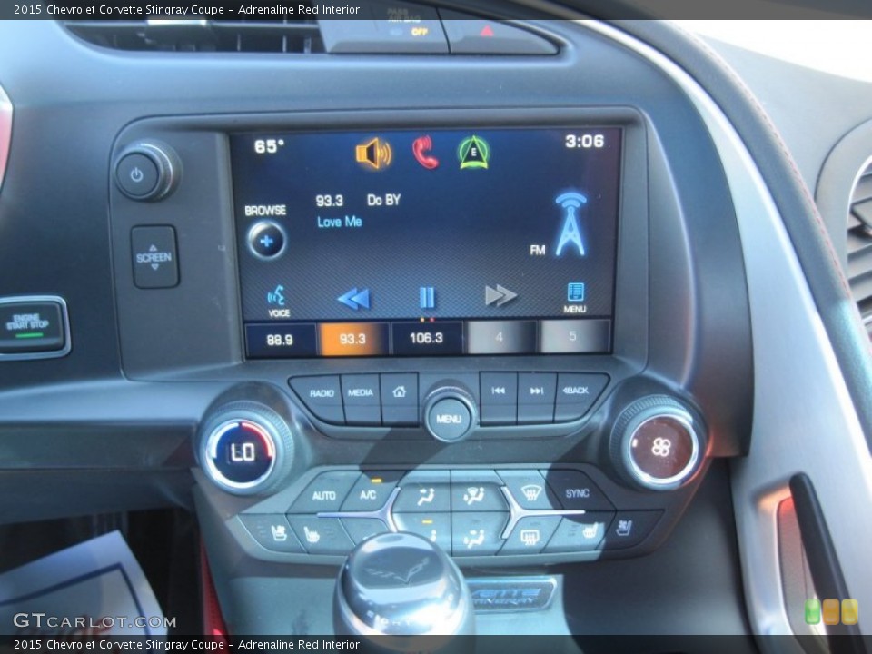 Adrenaline Red Interior Controls for the 2015 Chevrolet Corvette Stingray Coupe #103058940