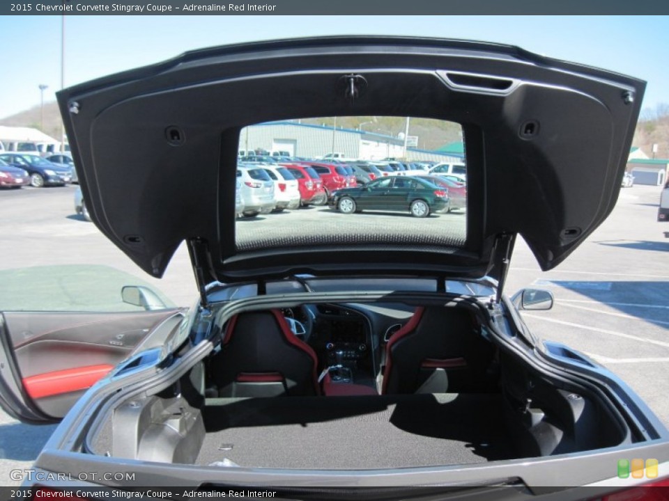 Adrenaline Red Interior Trunk for the 2015 Chevrolet Corvette Stingray Coupe #103059021