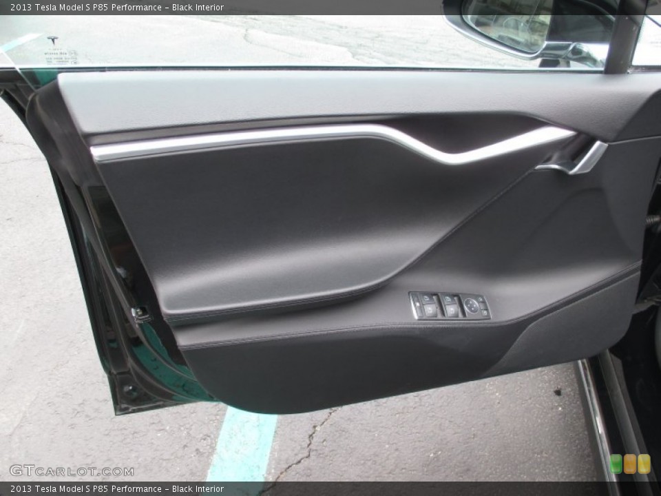 Black Interior Door Panel for the 2013 Tesla Model S P85 Performance #103064619