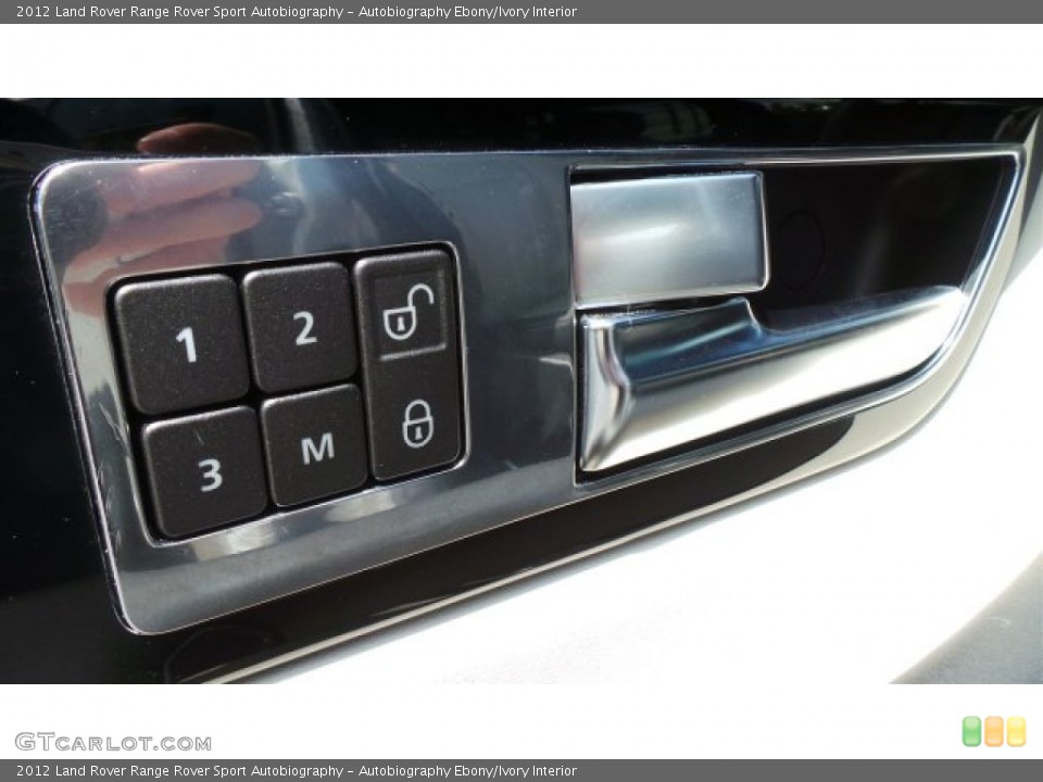 Autobiography Ebony/Ivory Interior Controls for the 2012 Land Rover Range Rover Sport Autobiography #103070322