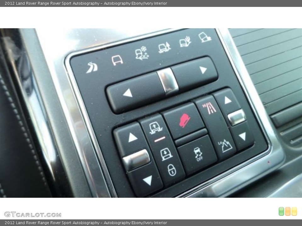 Autobiography Ebony/Ivory Interior Controls for the 2012 Land Rover Range Rover Sport Autobiography #103070580