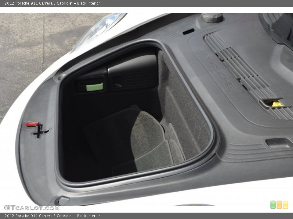 Black Interior Trunk for the 2012 Porsche 911 Carrera S Cabriolet #103075383