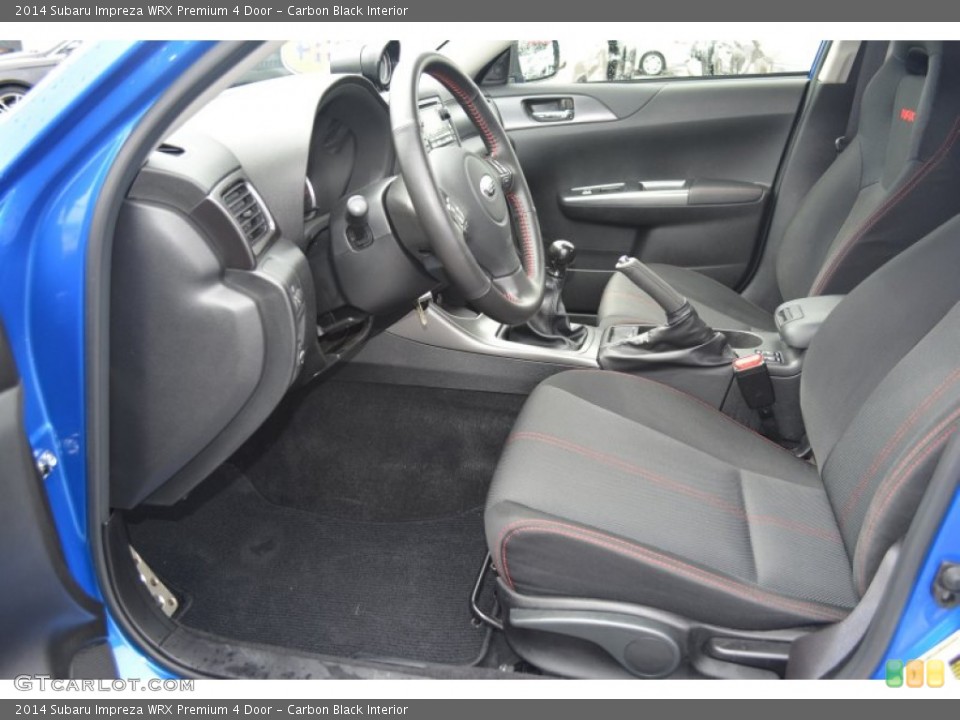 Carbon Black Interior Photo for the 2014 Subaru Impreza WRX Premium 4 Door #103076913