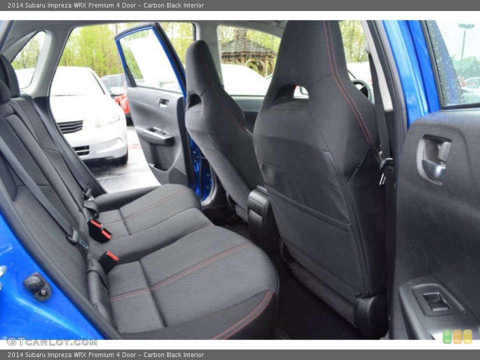 Carbon Black Interior Rear Seat for the 2014 Subaru Impreza WRX Premium 4 Door #103077027