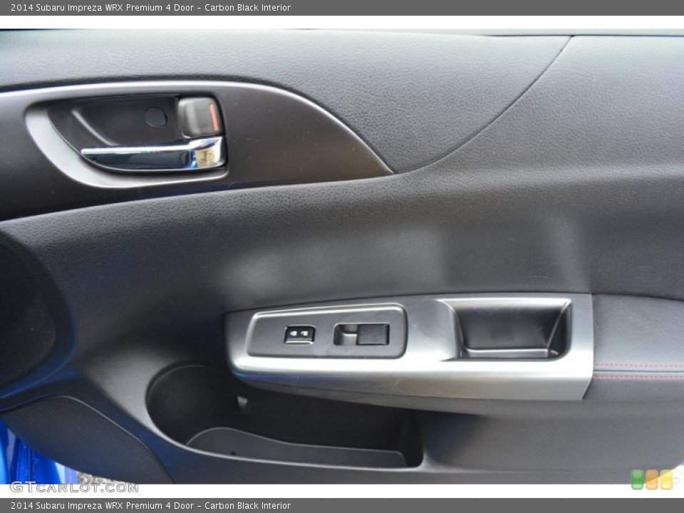 Carbon Black Interior Door Panel for the 2014 Subaru Impreza WRX Premium 4 Door #103077048