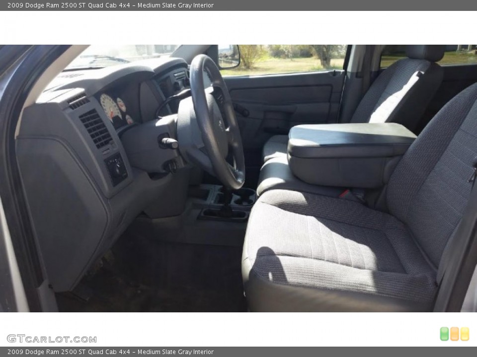 Medium Slate Gray Interior Photo for the 2009 Dodge Ram 2500 ST Quad Cab 4x4 #103083713