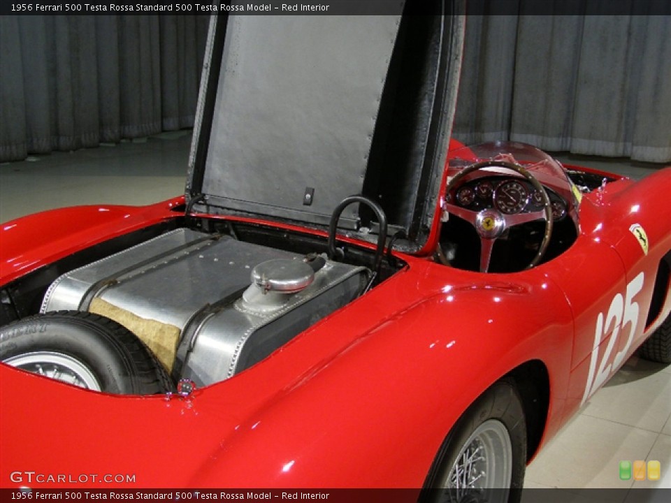 Red Interior Trunk for the 1956 Ferrari 500 Testa Rossa  #103086