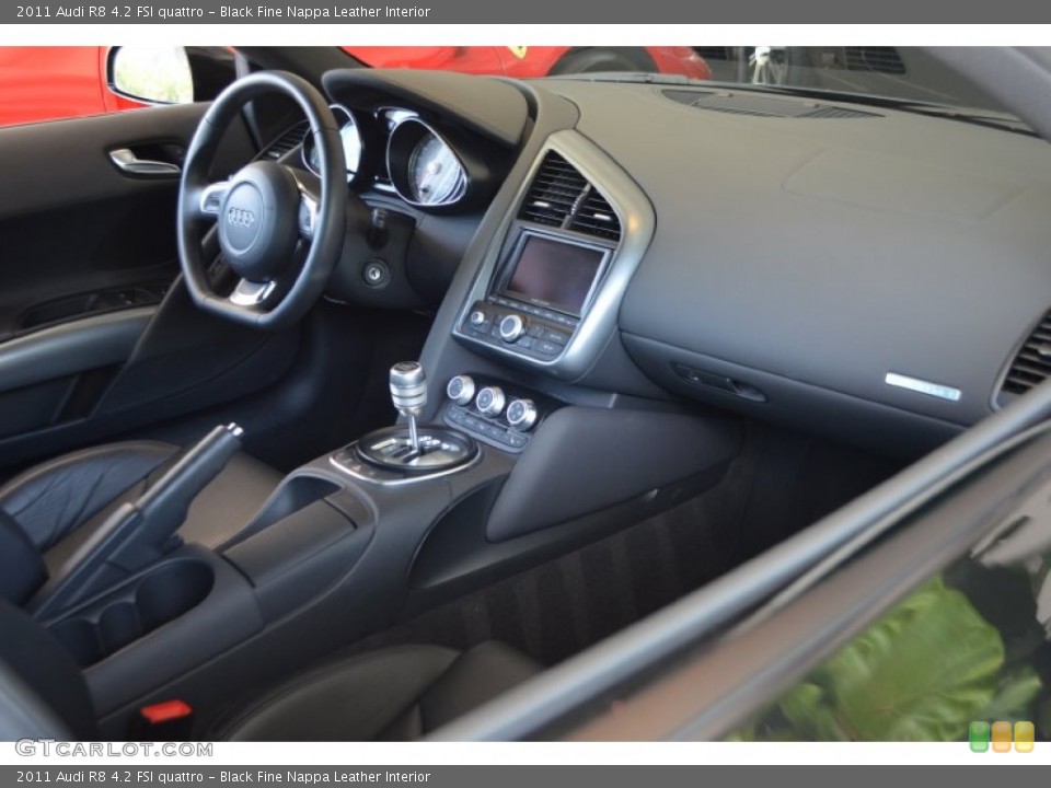 Black Fine Nappa Leather Interior Photo for the 2011 Audi R8 4.2 FSI quattro #103086515
