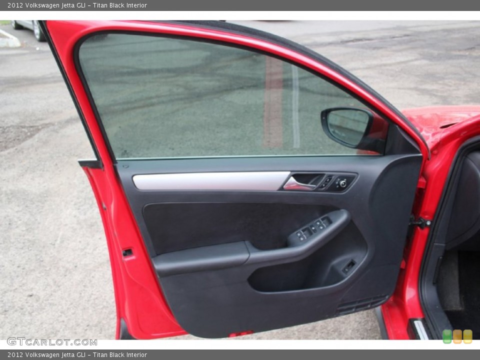 Titan Black Interior Door Panel for the 2012 Volkswagen Jetta GLI #103093109