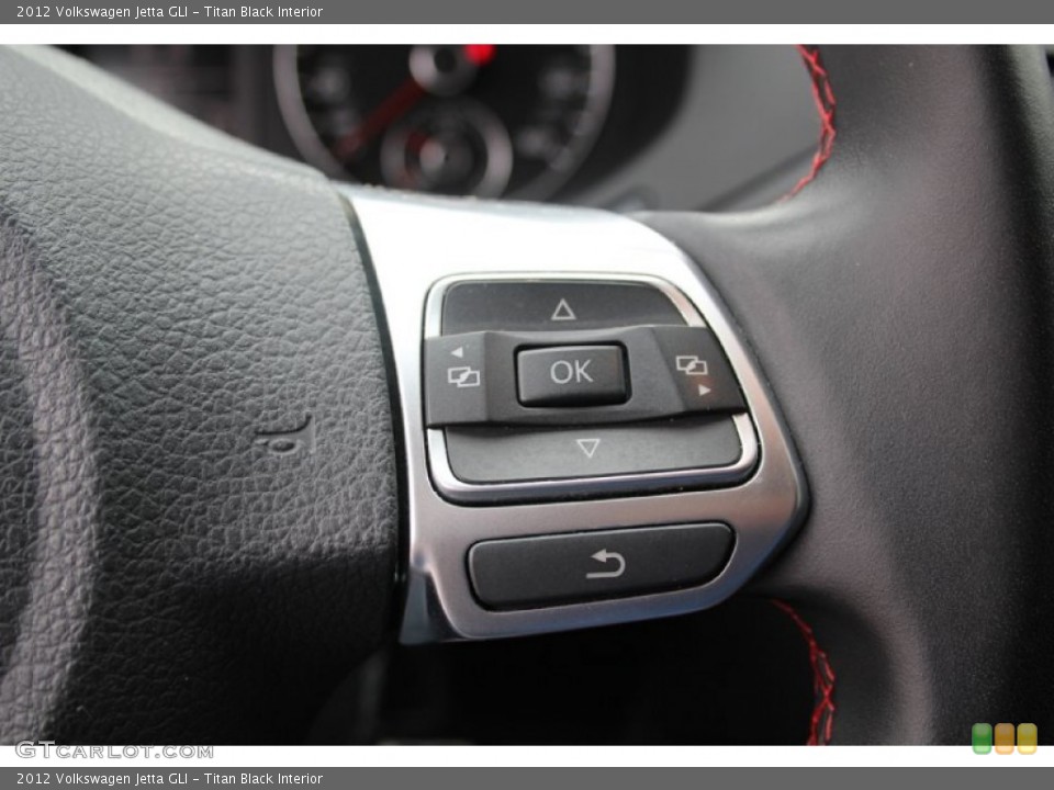 Titan Black Interior Controls for the 2012 Volkswagen Jetta GLI #103093301