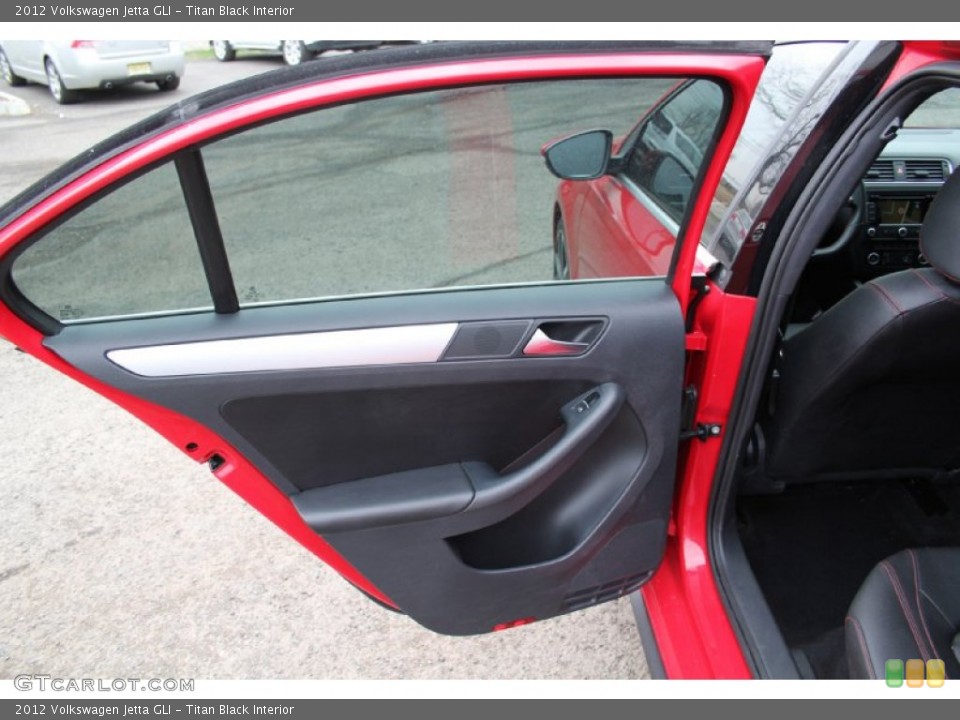 Titan Black Interior Door Panel for the 2012 Volkswagen Jetta GLI #103093462
