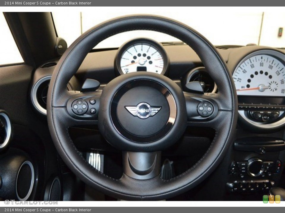Carbon Black Interior Steering Wheel for the 2014 Mini Cooper S Coupe #103093562