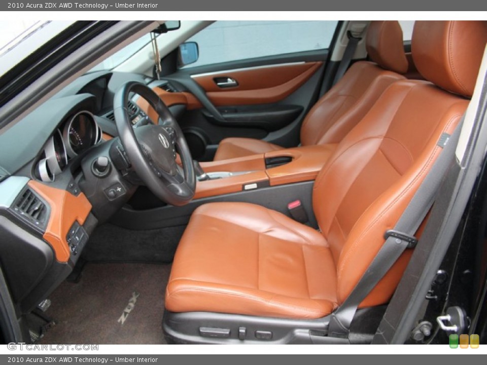 Umber 2010 Acura ZDX Interiors