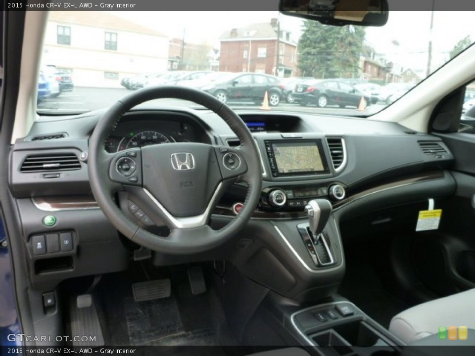 Gray Interior Dashboard for the 2015 Honda CR-V EX-L AWD #103097798