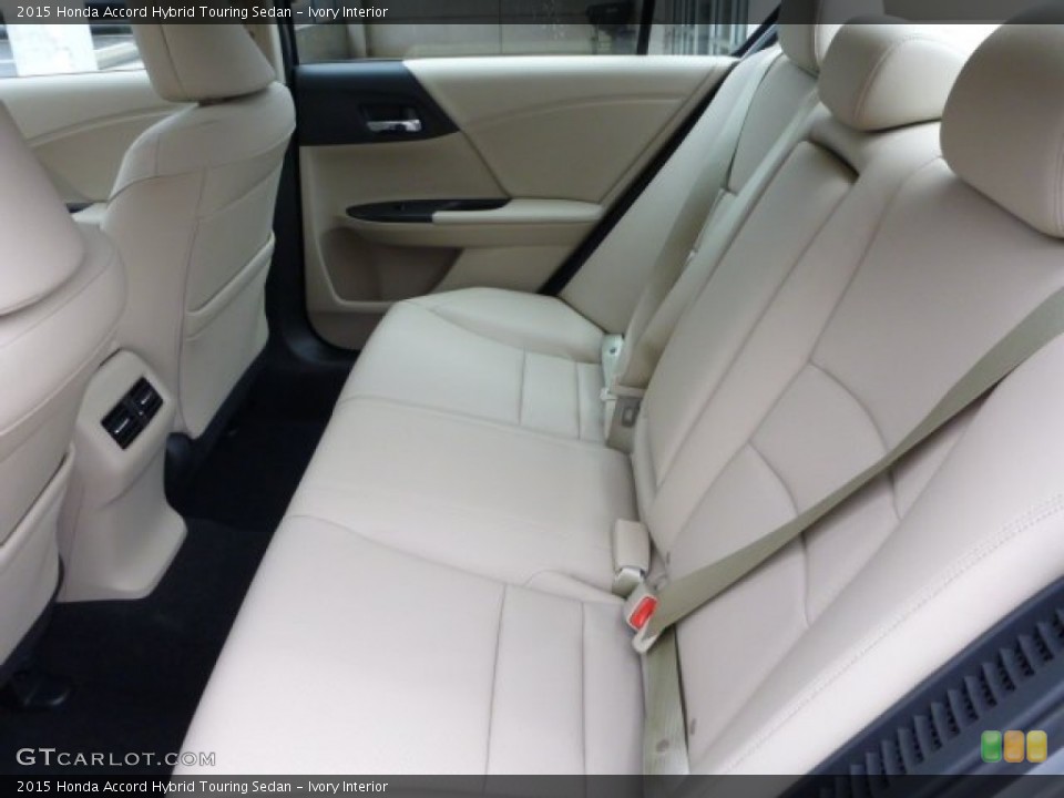 Ivory Interior Rear Seat for the 2015 Honda Accord Hybrid Touring Sedan #103100426