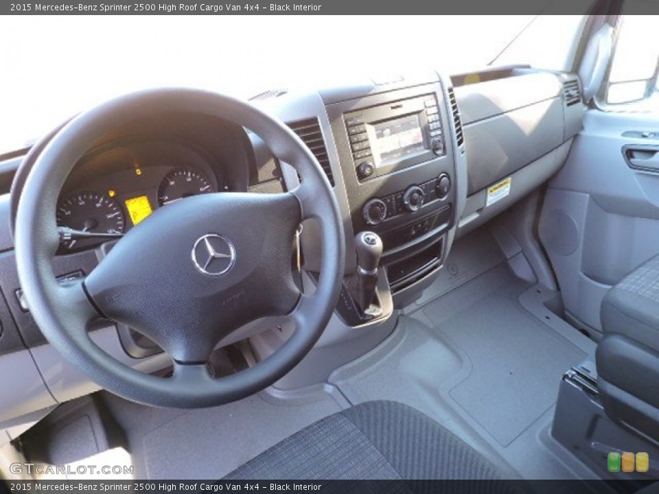 Black Interior Photo for the 2015 Mercedes-Benz Sprinter 2500 High Roof Cargo Van 4x4 #103104773